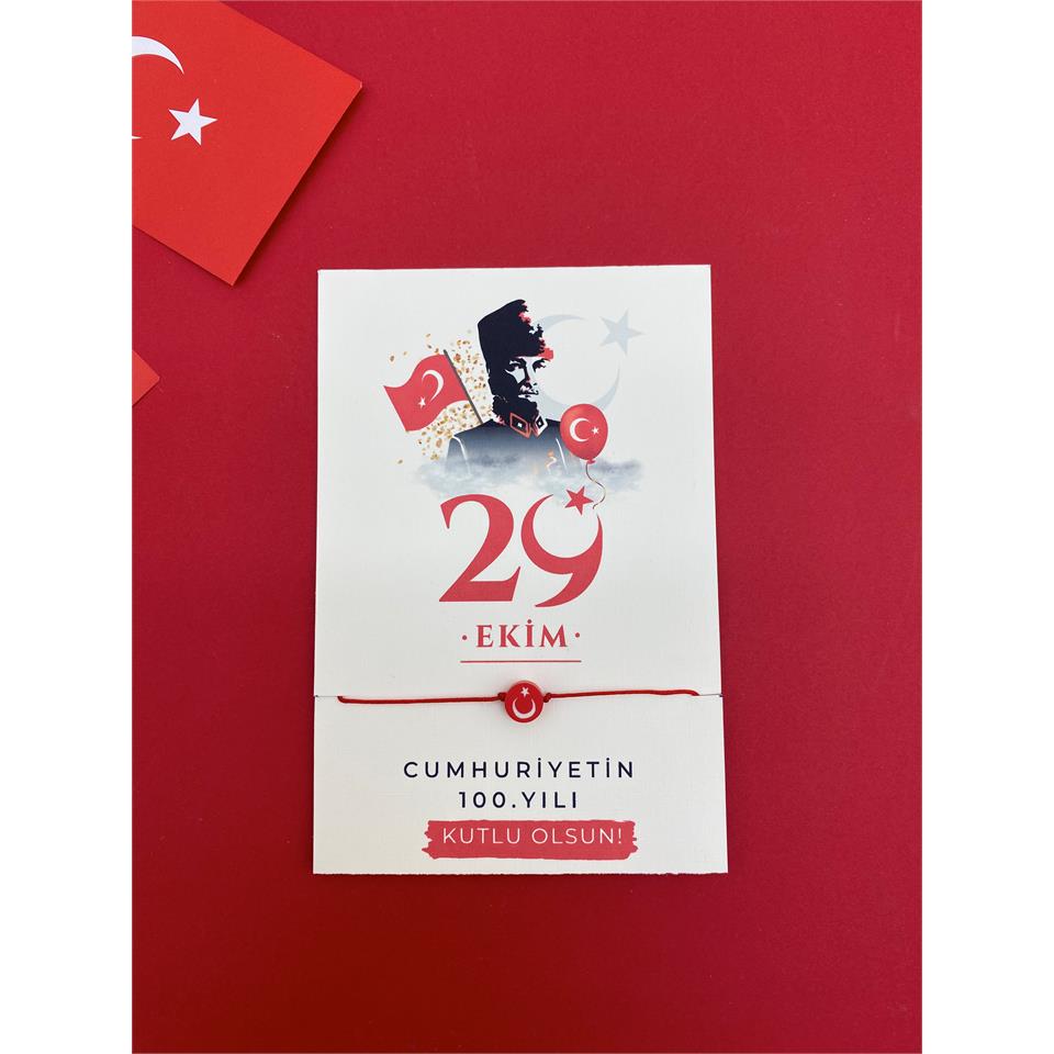 29 Ekim Cumhuriyet Bayramı Hediye Bileklik